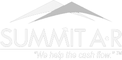 Summit A•R logo with mountain graphic and tagline "We help the cash flow